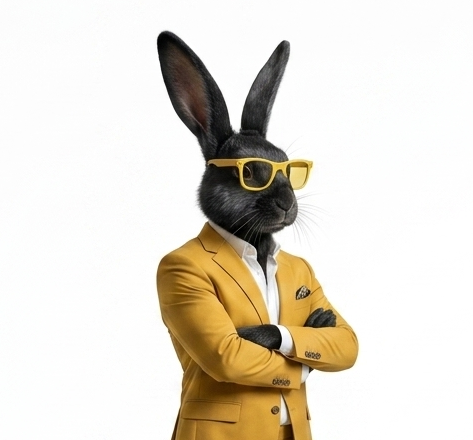 El conejo negro